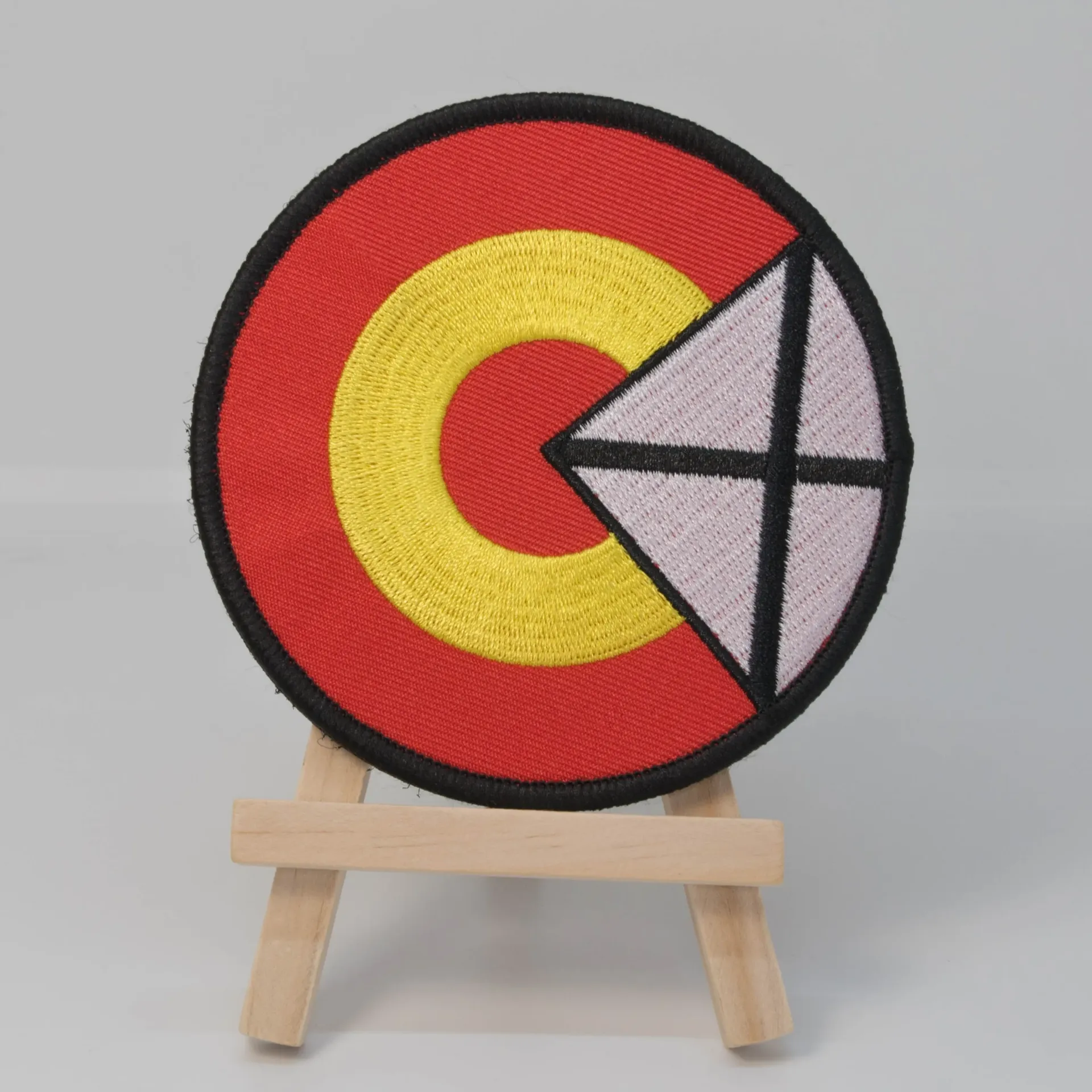 [PB-011] Parche bordado Escarapela Cruz de San Andrés