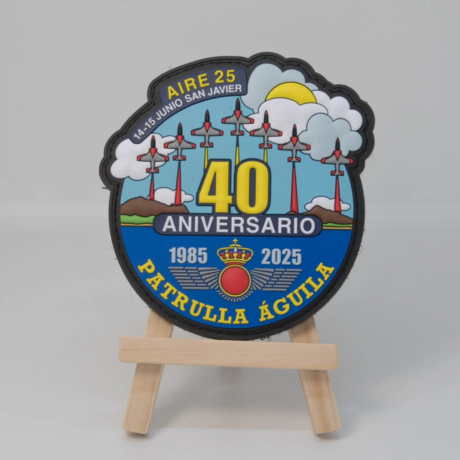 [PG-001] Parche PVC 40 Aniversario Patrulla Águila