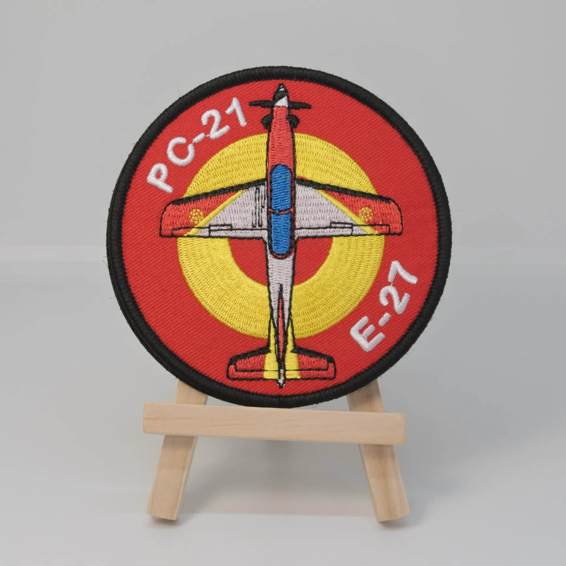 [PB-003] Parche bordado Escarapela Pilatus PC-21